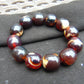 47 gram 12 Beads Mala Bracelet Indonesian amber 18x20 mm for Healing A12G71