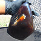 1399 gram full polished 23x16x10 cm Indonesian Dark Red Amber for Healing ST104
