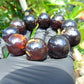 95 gram 10 Beads Mala Bracelet Indonesian Cherry Amber 25 mm for Healing FRB38