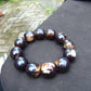 47 gram 12 Beads Mala Bracelet Indonesian amber 18x20 mm for Healing A12G68