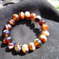 19 gram 18 Beads Mala Bracelet Indonesian White Amber 12 mm for Healing FRB27
