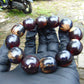 47 gram 12 Beads Mala Bracelet Indonesian amber 18x20 mm for Healing A12G68