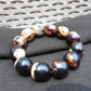 50 gram 12 Beads Mala Bracelet Indonesian amber 18x20 mm for Healing A12G64