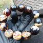 50 gram 12 Beads Mala Bracelet Indonesian amber 18x20 mm for Healing A12G64