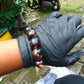 50 gram 12 Beads Mala Bracelet Indonesian amber 18x20 mm for Healing A12G64