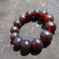 43 gram 13 Beads Mala Bracelet Indonesian Cherry Red Amber 18 mm for Healing G18B2