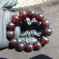 43 gram 13 Beads Mala Bracelet Indonesian Cherry Red Amber 18 mm for Healing G18B2