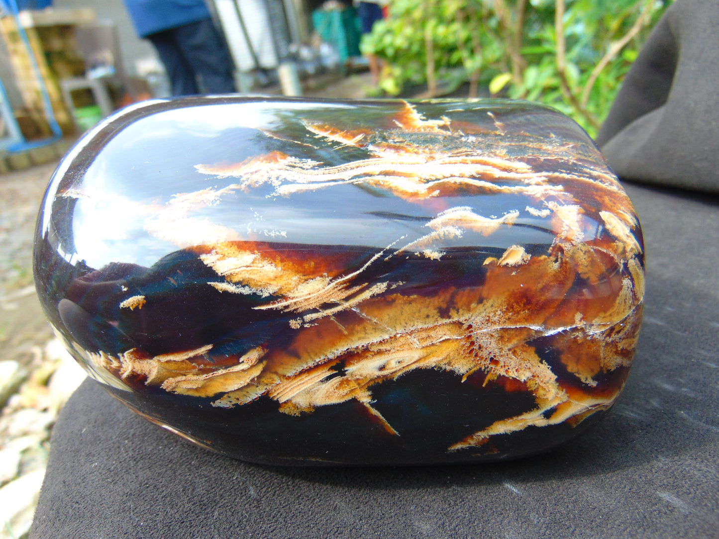 915 gr full polished 10x8x6 mm Square Indonesian Amber for Healing AR10