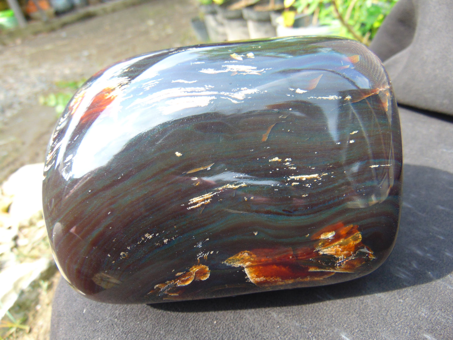 915 gr full polished 10x8x6 mm Square Indonesian Amber for Healing AR10