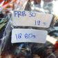 19 Gram 18 small Beads Bracelet Indonesian Yellow Red Blue Amber 12 mm for Healing FRB30