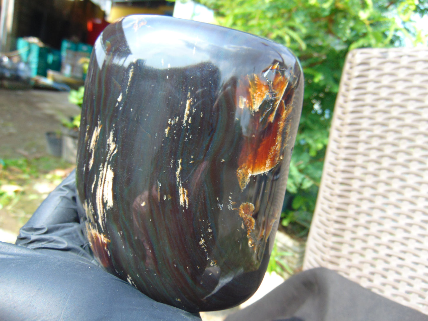 915 gr full polished 10x8x6 mm Square Indonesian Amber for Healing AR10