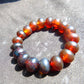18 Gram 18 small Beads Bracelet Indonesian Yellow Red Amber 12 mm for Healing FRB31