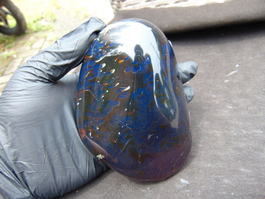 265 gr full polished 115x90x68 mm Indonesia Blue Amber for Healing 25ST2