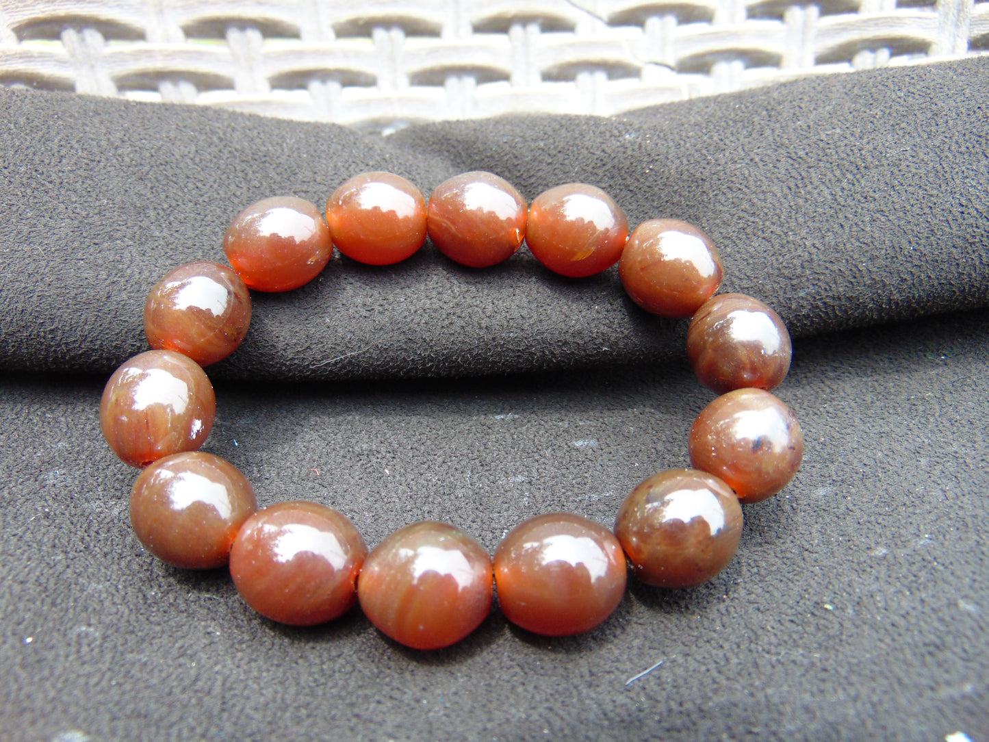 20 gram 14 Beads Mala Bracelet Indonesian amber 13x16 mm for Healing A14G61