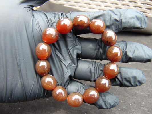 20 gram 14 Beads Mala Bracelet Indonesian amber 13x16 mm for Healing A14G61