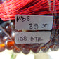 39 gram 108 Beads 8 mm Mala Buddha for Yoga and Meditation Indonesian Red Amber for Healing MB3