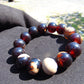 30 gram 14 Beads Mala Bracelet Indonesian Cherry Red Amber 16 mm for Healing FRB11