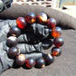 30 gram 14 Beads Mala Bracelet Indonesian Cherry Red Amber 16 mm for Healing FRB11