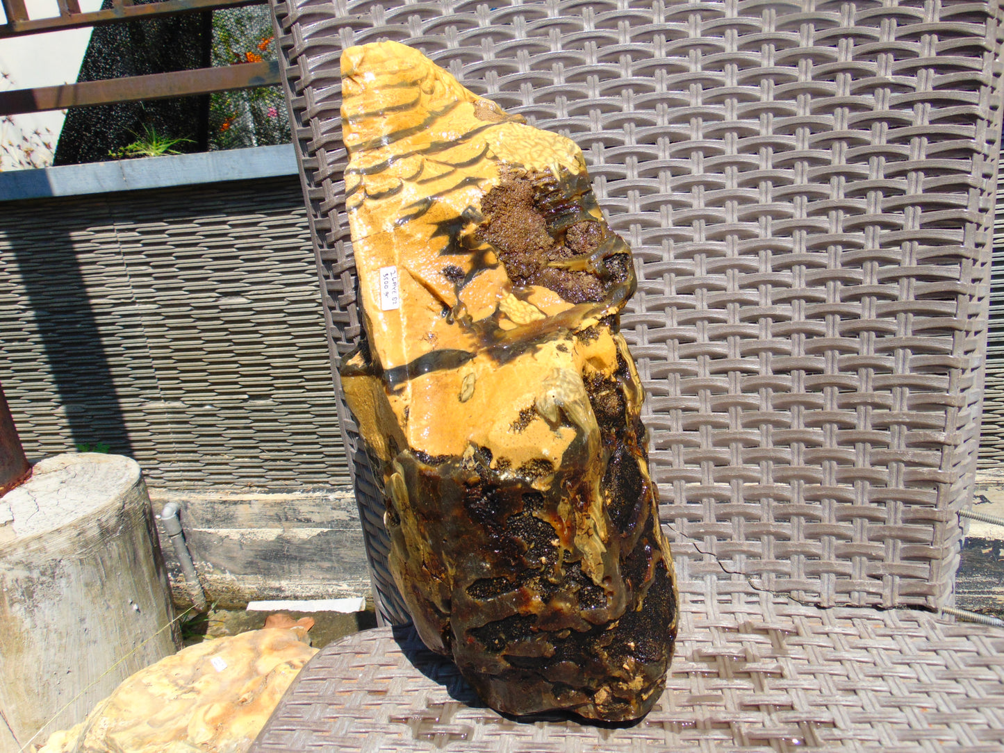 3500 gram Indonesia Black Yellow Aromatic Perfumed  Amber for Healing 26AYE82