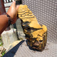 3500 gram Indonesia Black Yellow Aromatic Perfumed  Amber for Healing 26AYE82
