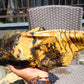 3500 gram Indonesia Black Yellow Aromatic Perfumed  Amber for Healing 26AYE82