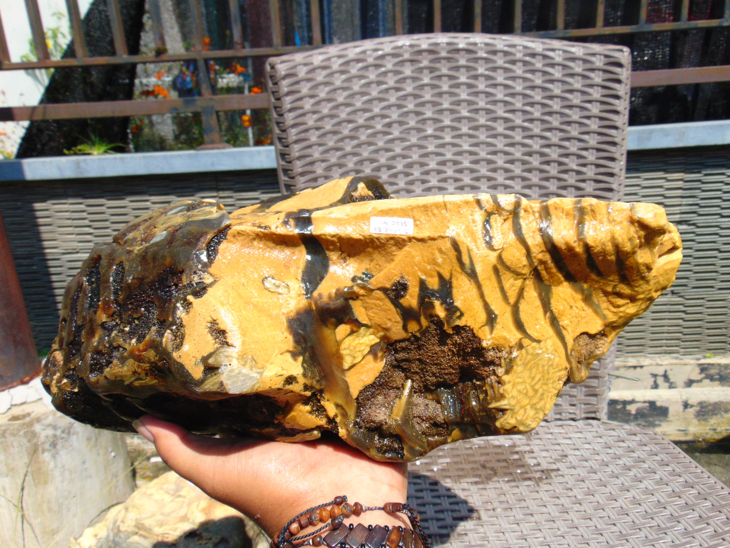 3500 gram Indonesia Black Yellow Aromatic Perfumed  Amber for Healing 26AYE82