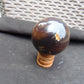 189 gr Sphere Ball 70 mm Indonesian Brown Blue Amber for Healing AJ1090