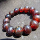 31 gram 14 Beads Mala Bracelet Indonesian Cherry Red Amber 16 mm for Healing FRB16