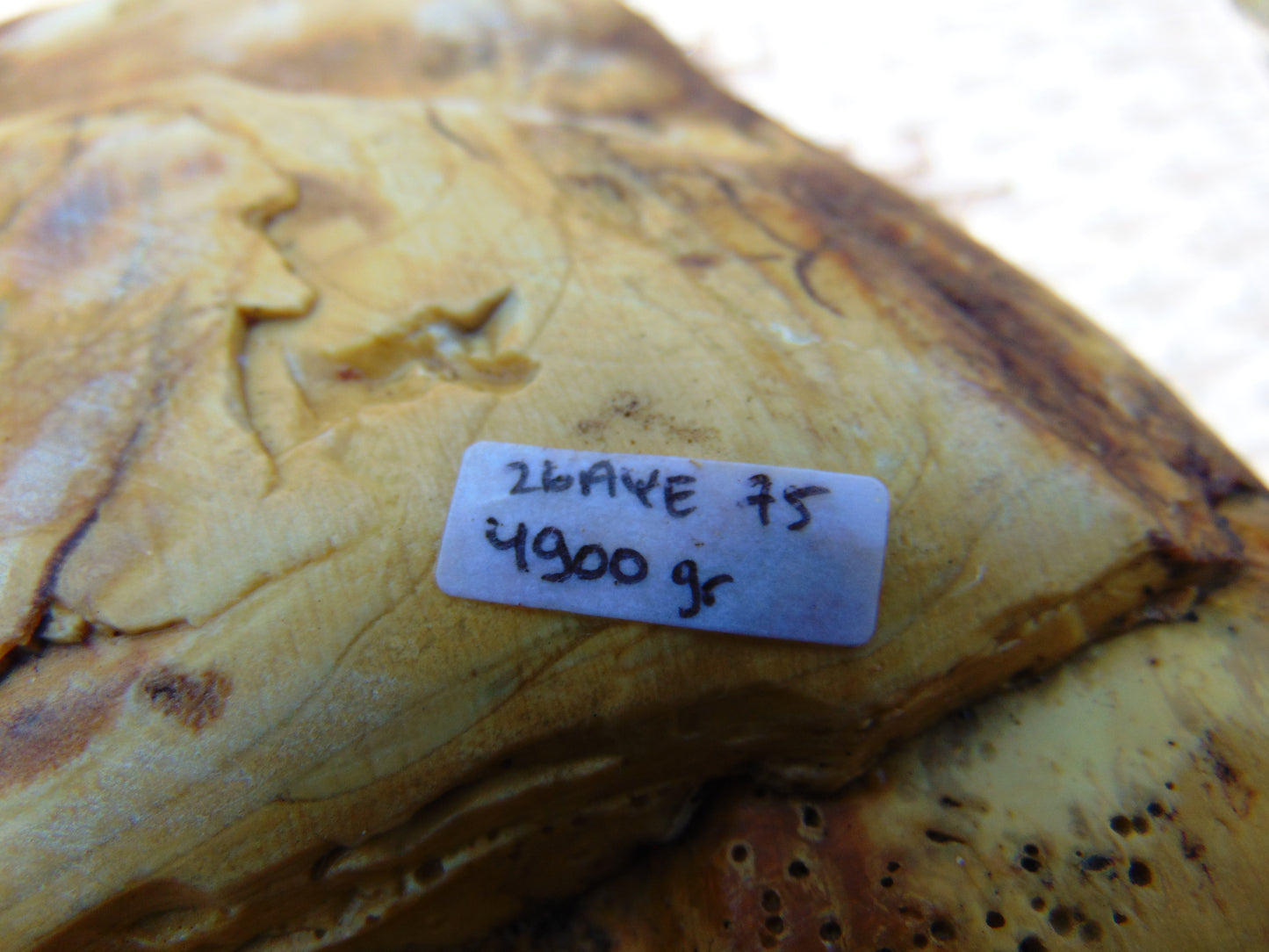 4900 gram Indonesia Yellow Aromatic Perfumed  Amber for Healing 26AYE75