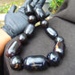 299 gr Big Necklace Indonesian Black Amber for Healing NE3