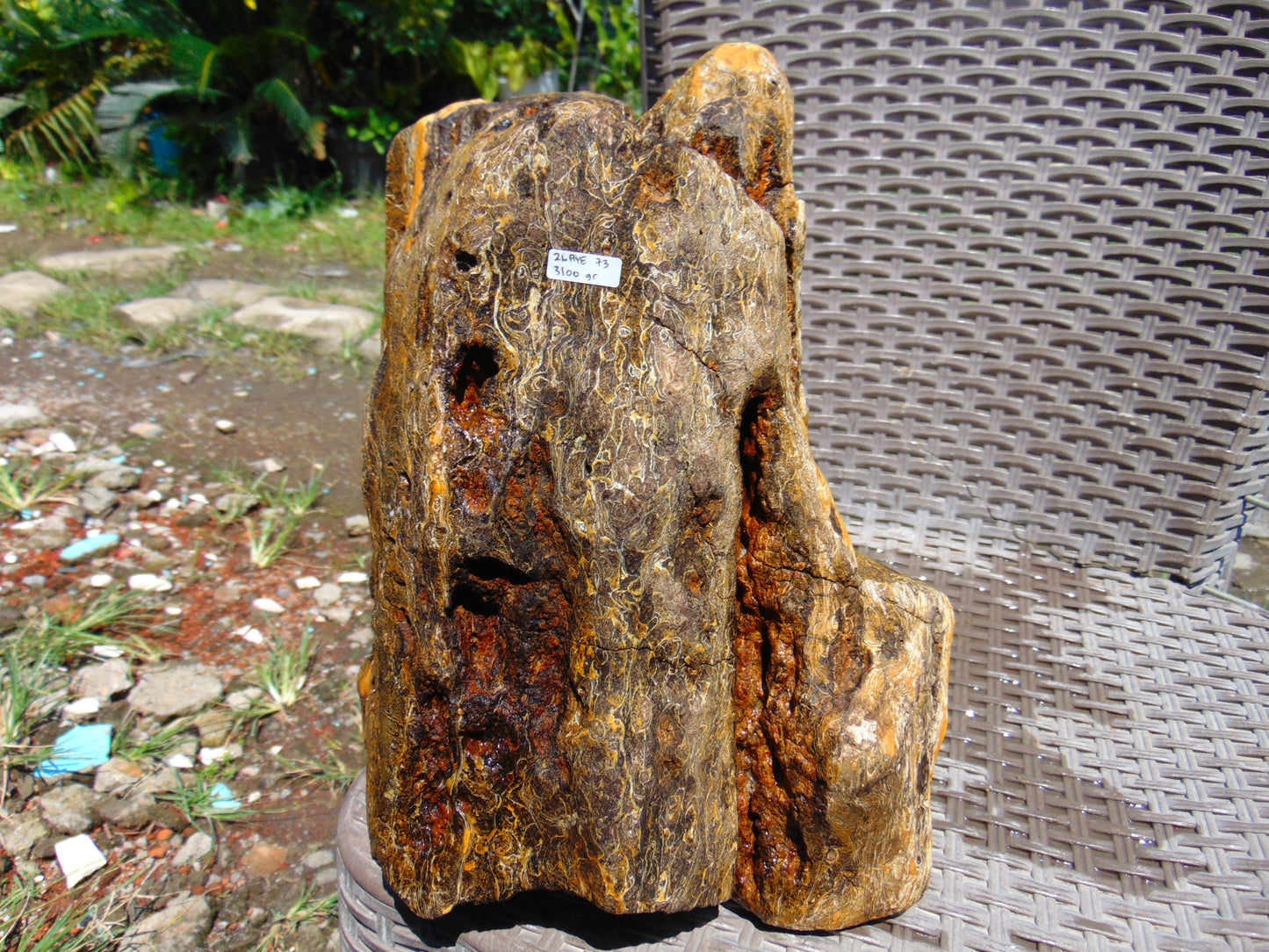 3100 gr Indonesia Yellow Aromatic Perfumed  Amber for Healing 26AYE73