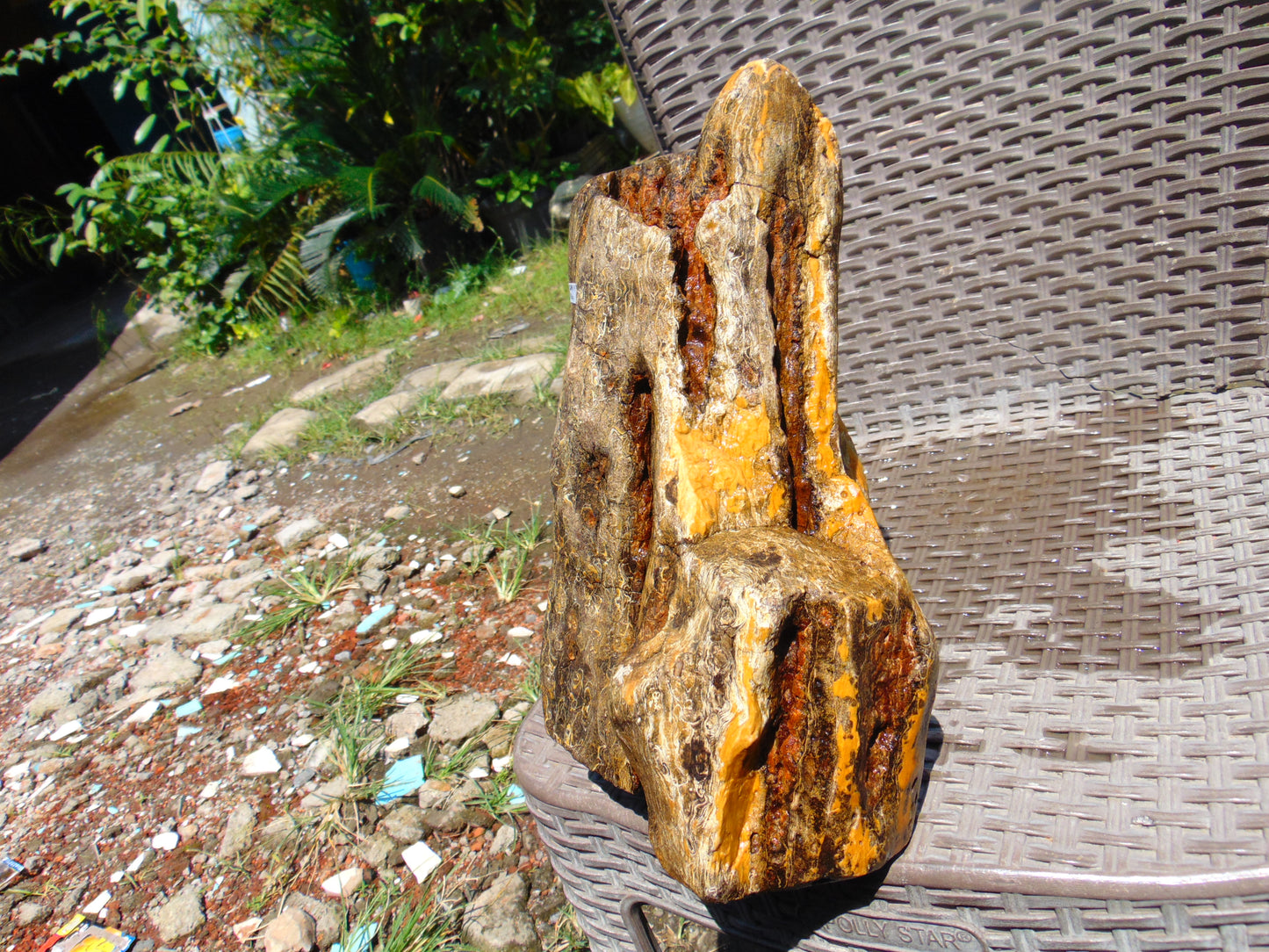 3100 gr Indonesia Yellow Aromatic Perfumed  Amber for Healing 26AYE73
