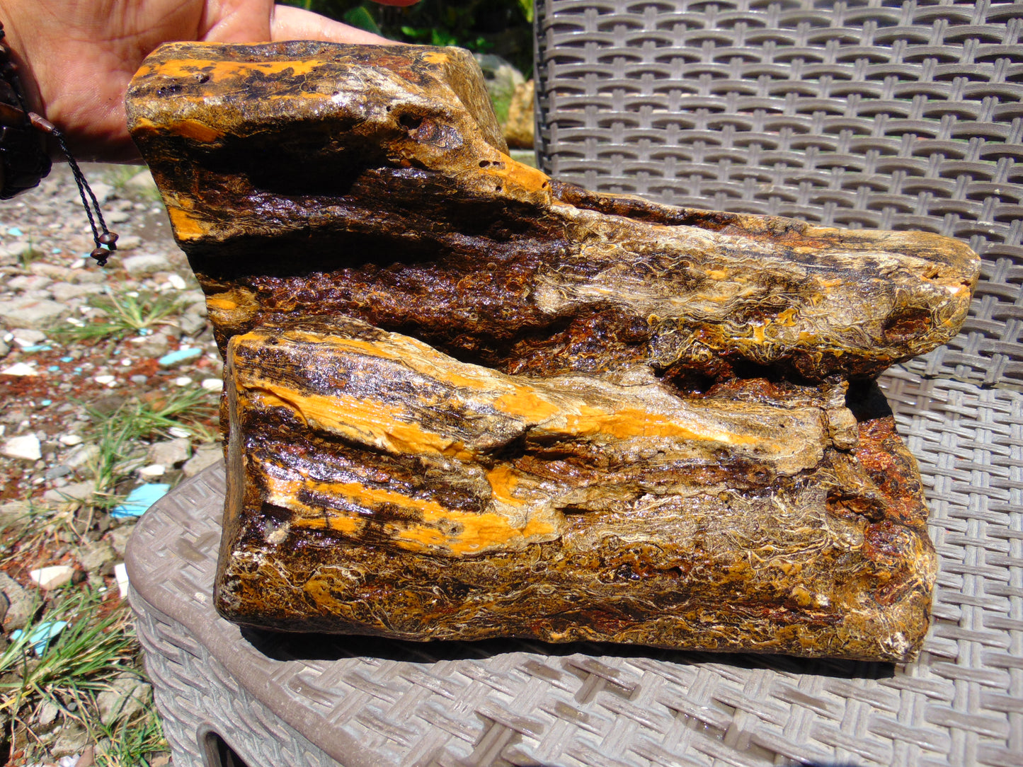 3100 gr Indonesia Yellow Aromatic Perfumed  Amber for Healing 26AYE73