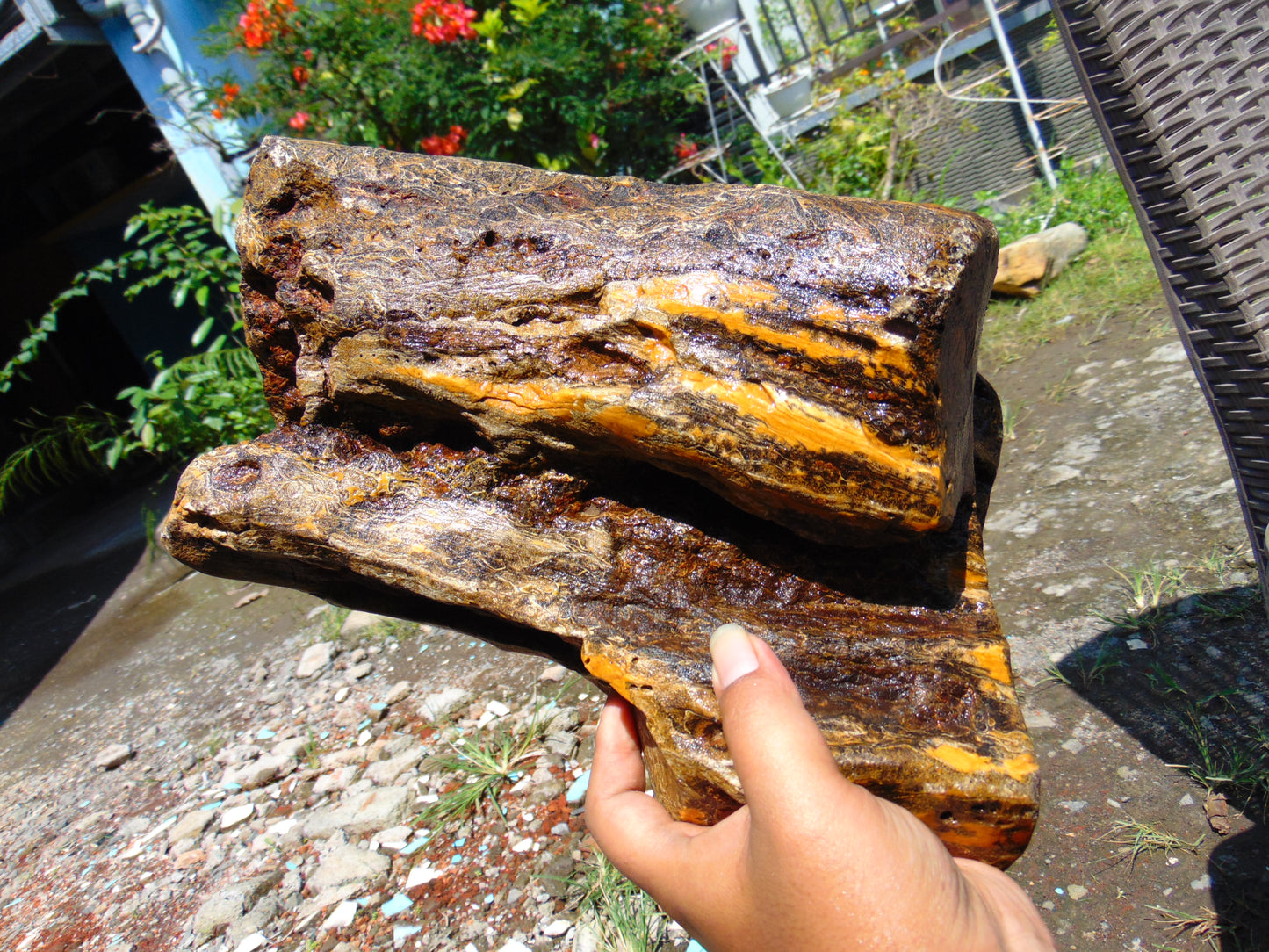 3100 gr Indonesia Yellow Aromatic Perfumed  Amber for Healing 26AYE73