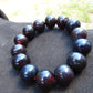 31 gram 14 Beads Mala Bracelet Indonesian Cherry Red Amber 16 mm for Healing FRB15