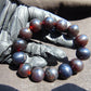 31 gram 14 Beads Mala Bracelet Indonesian Cherry Red Amber 16 mm for Healing FRB15