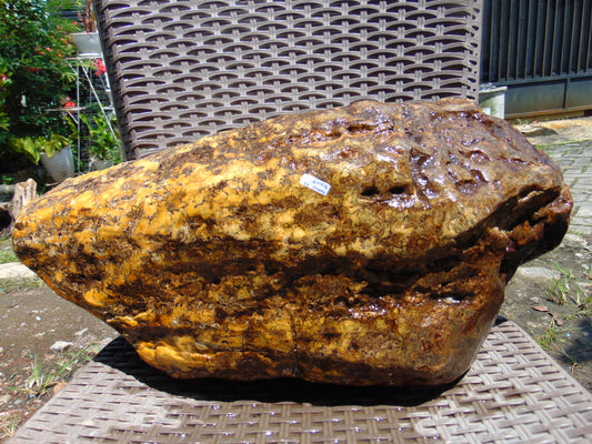 8950 gram Indonesia Yellow Aromatic Perfumed  Amber for Healing 26AYE77