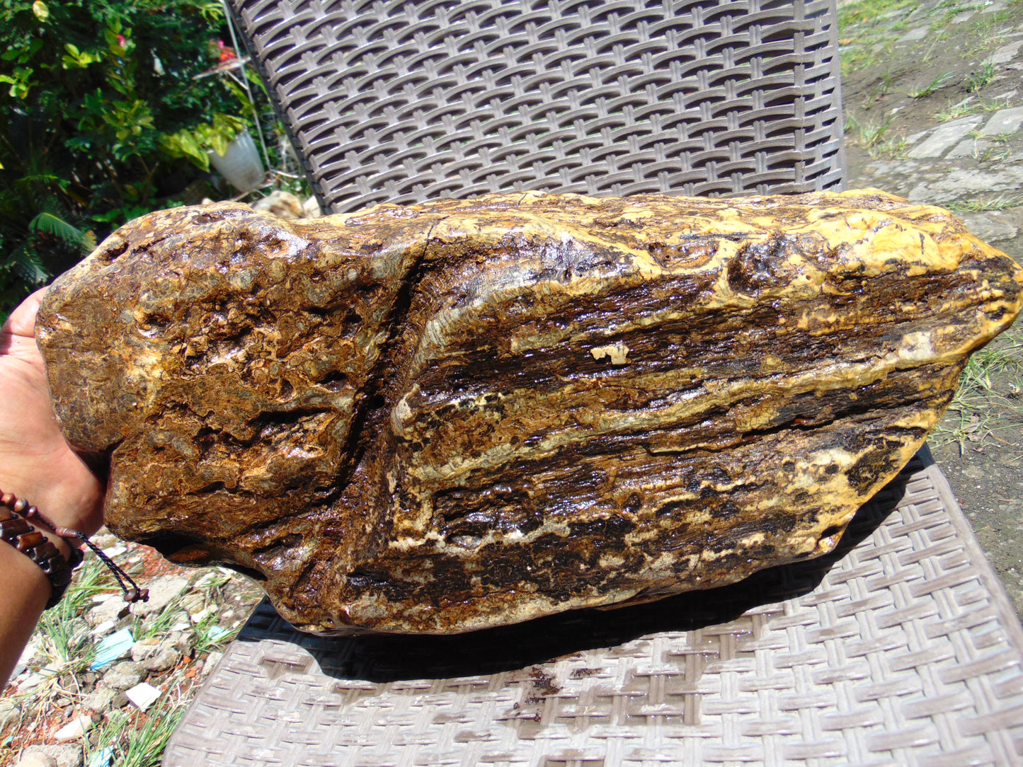 8950 gram Indonesia Yellow Aromatic Perfumed  Amber for Healing 26AYE77