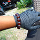 30 gram 14 Beads Mala Bracelet Indonesian Blue Yellow Red Amber 16 mm for Healing FRB10