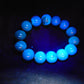 30 gram 14 Beads Mala Bracelet Indonesian Blue Yellow Red Amber 16 mm for Healing FRB10