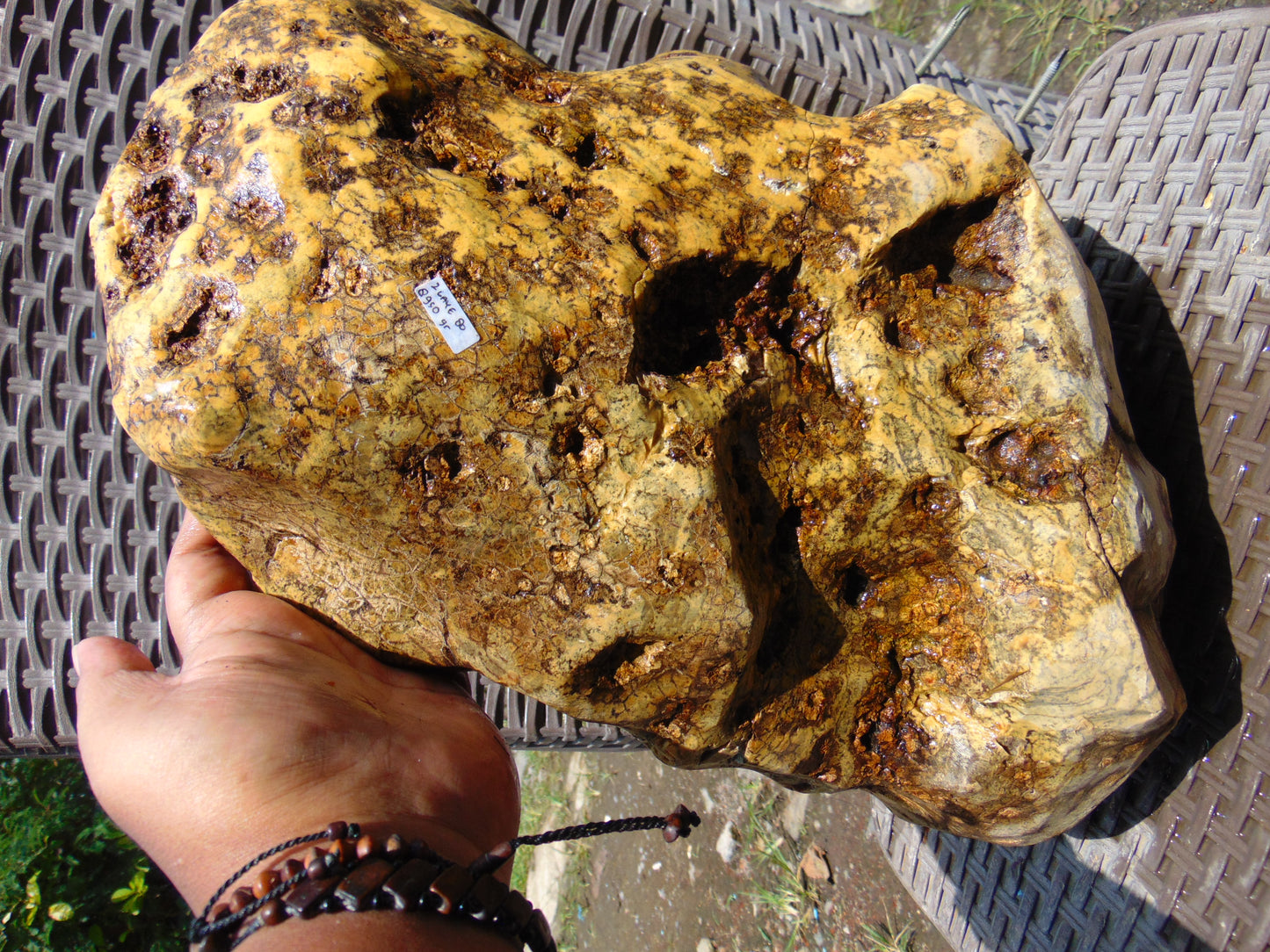 8950 gram Indonesia Yellow Aromatic Perfumed  Amber for Healing 26AYE80