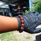31 gram 14 Beads Mala Bracelet Indonesian Red Amber 16 mm for Healing FRB6