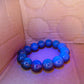 31 gram 14 Beads Mala Bracelet Indonesian Red Amber 16 mm for Healing FRB6