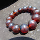 31 gram 14 Beads Mala Bracelet Indonesian Cherry Red Amber 16 mm for Healing FRB5