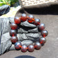 31 gram 14 Beads Mala Bracelet Indonesian Cherry Red Amber 16 mm for Healing FRB5