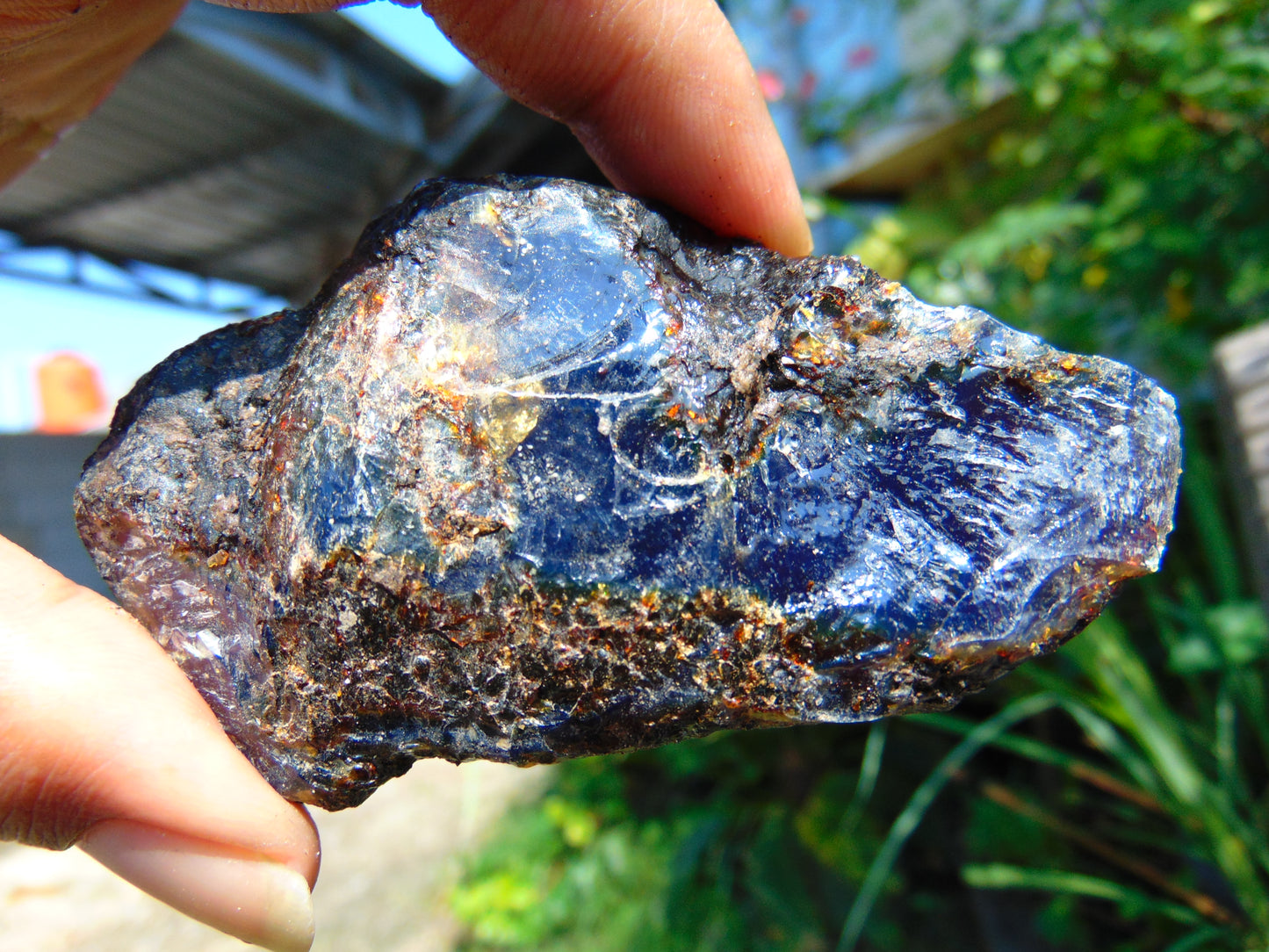 51 gram Rough Raw Indonesian Inclusion Blue Amber for Healing RB352
