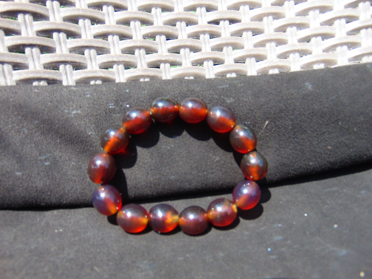 21 gram 14 Beads Mala Bracelet Indonesian amber 13x16 mm for Healing A14G58