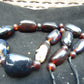 110 gram Small Beads Combination Necklace Indonesian Black Blue Amber for Healing A11K172