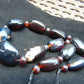 110 gram Small Beads Combination Necklace Indonesian Black Blue Amber for Healing A11K172