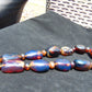 94 gram Small Beads Combination Necklace Indonesian Blue Amber for Healing S11K172